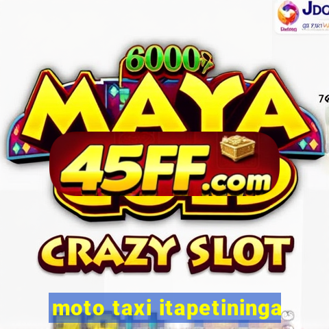 moto taxi itapetininga